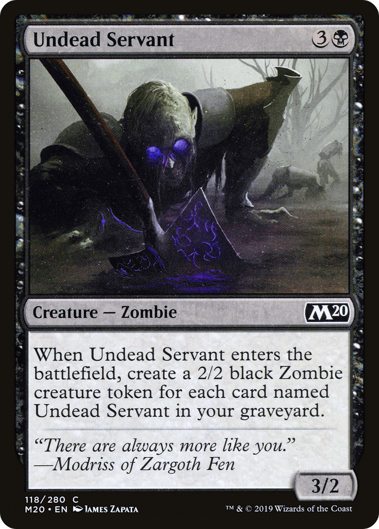 Undead Servant (M20-118) - Core Set 2020
