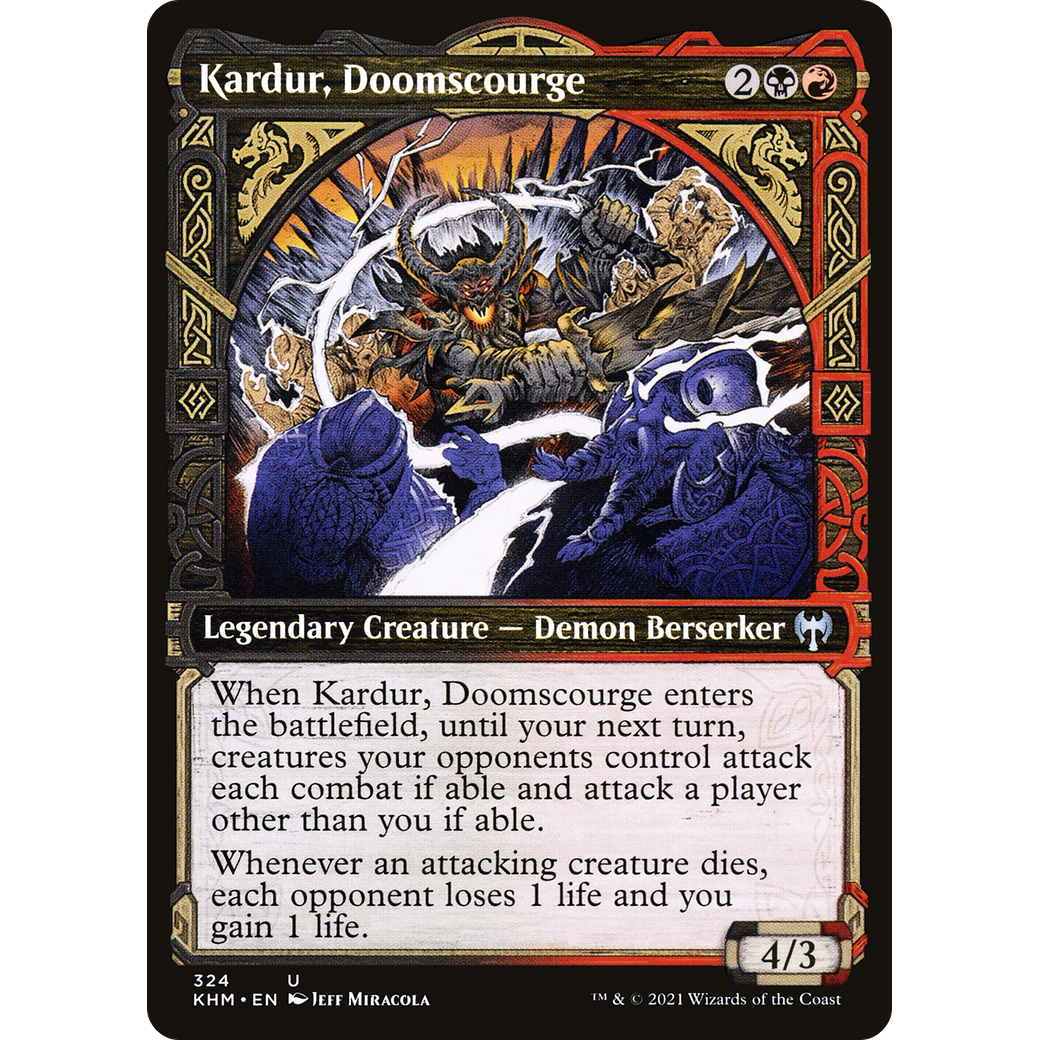Kardur, Doomscourge (Showcase) (KHM-324) - Kaldheim: (Showcase) Foil