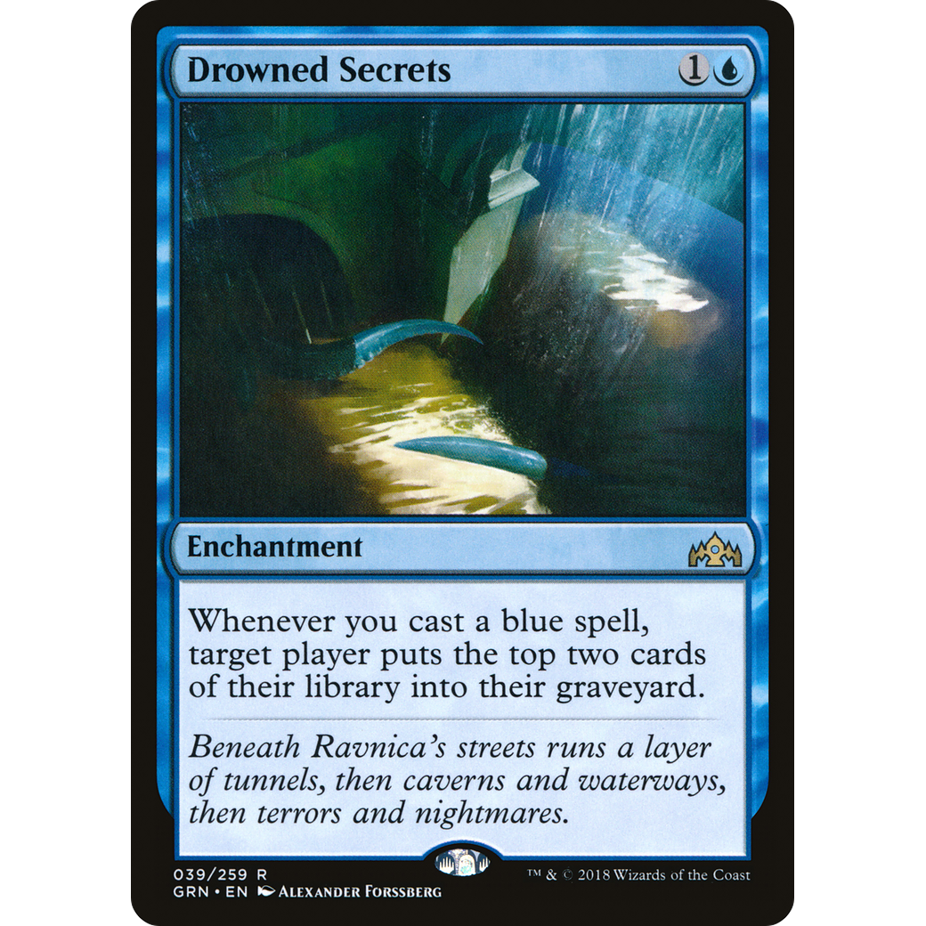 Drowned Secrets (GRN-039) - Guilds of Ravnica Foil