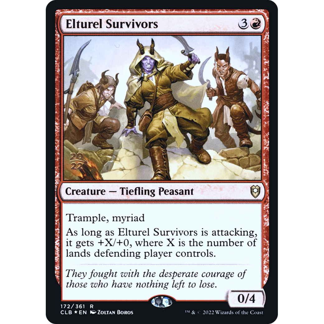 Elturel Survivors (PRE-172S) - Battle for Baldur's Gate Promos Foil