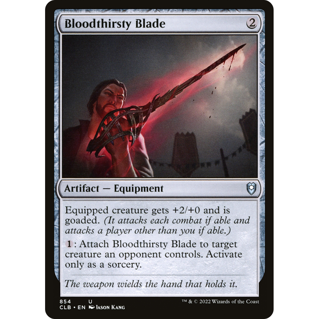 Bloodthirsty Blade (CLB-854) - Commander Legends: Battle for Baldur's Gate