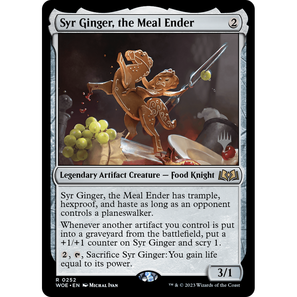 Syr Ginger, the Meal Ender (PPWOE-252P) - Wilds of Eldraine Promos Foil