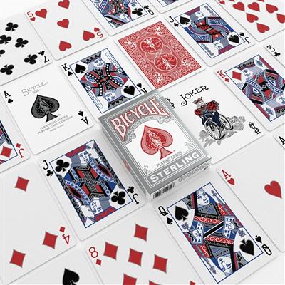 Bicycle Sterling Red/Blue Mix Playing Cards