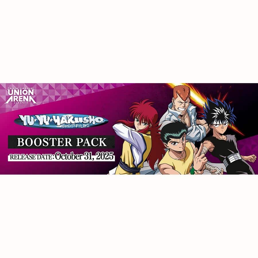 Union Arena Card Game: Yu Yu Hakusho: Ghost Files (UE13BT) Booster Box (Preorder Expected Release 10/31/2025) (Copy)