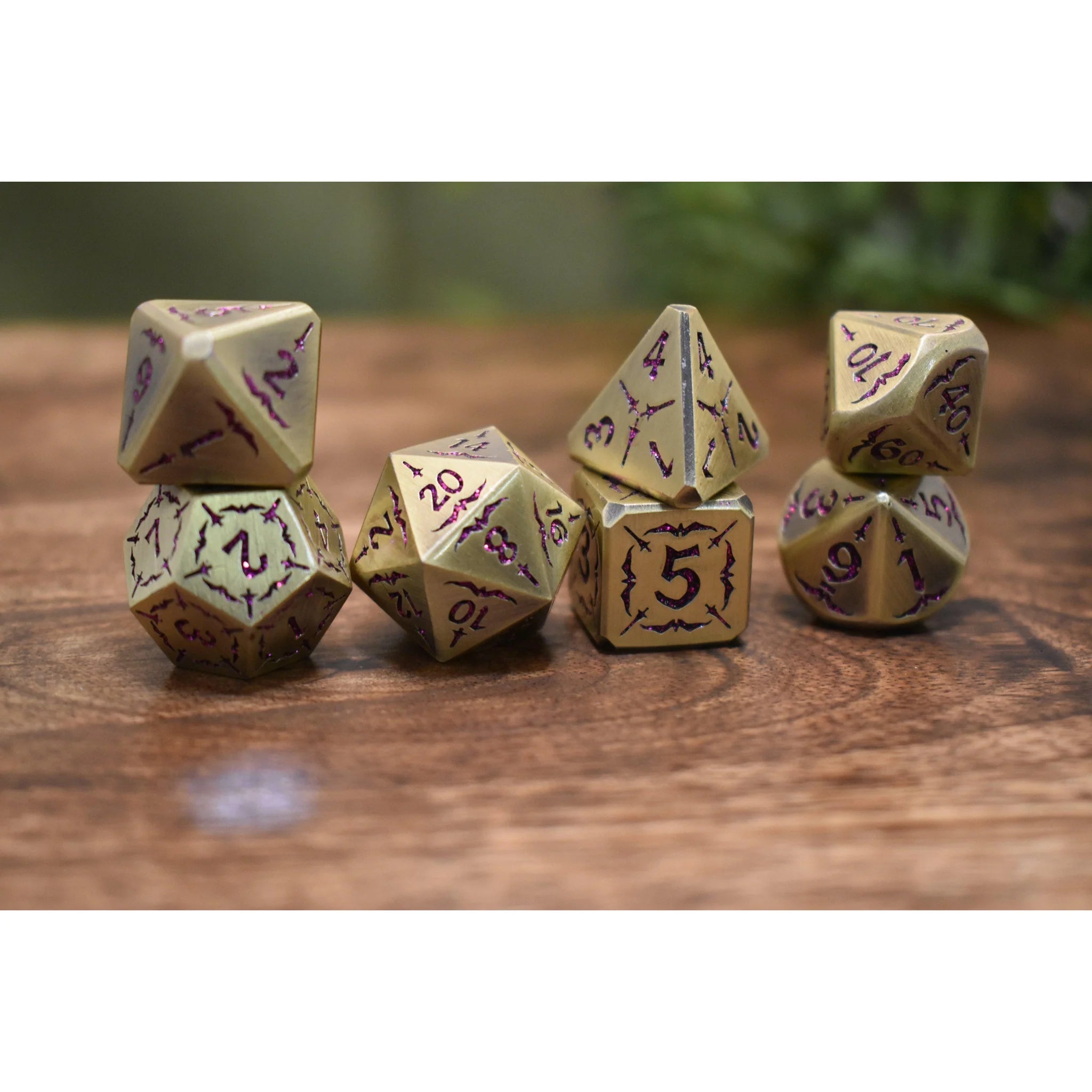 Blade of the Maiden - 7-set Metal Dice