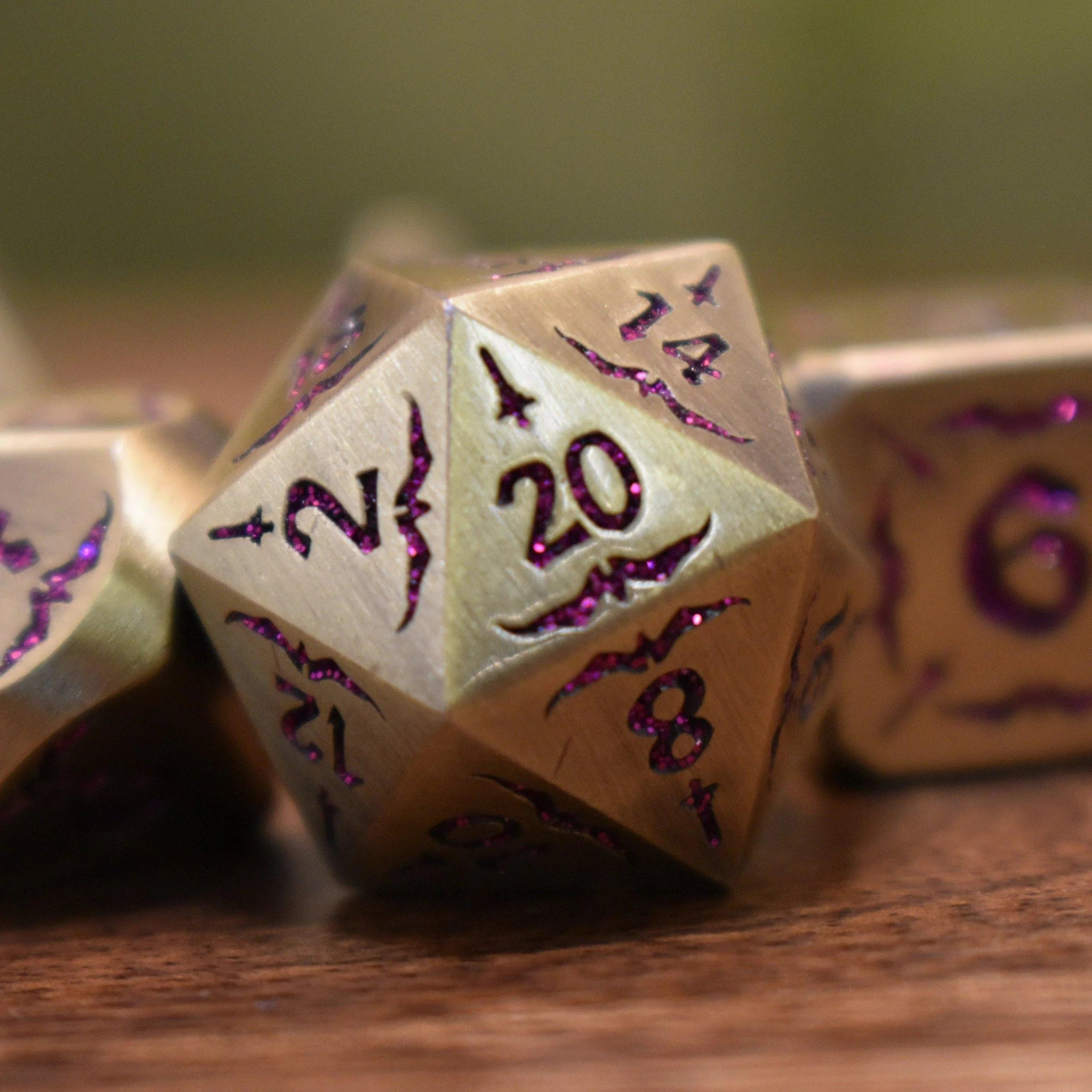 Blade of the Maiden - 7-set Metal Dice