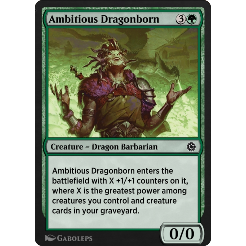 Ambitious Dragonborn (HBG-198) - Alchemy Horizons: Baldur's Gate