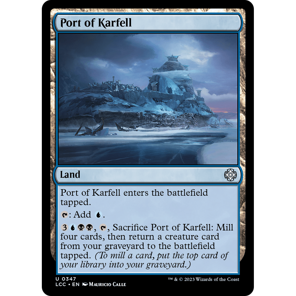 Port of Karfell (LCC-347) - The Lost Caverns of Ixalan Commander