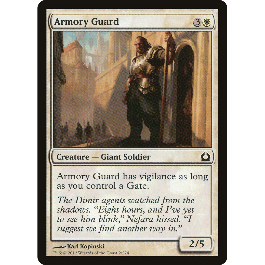 Armory Guard (RTR-002) - Return to Ravnica