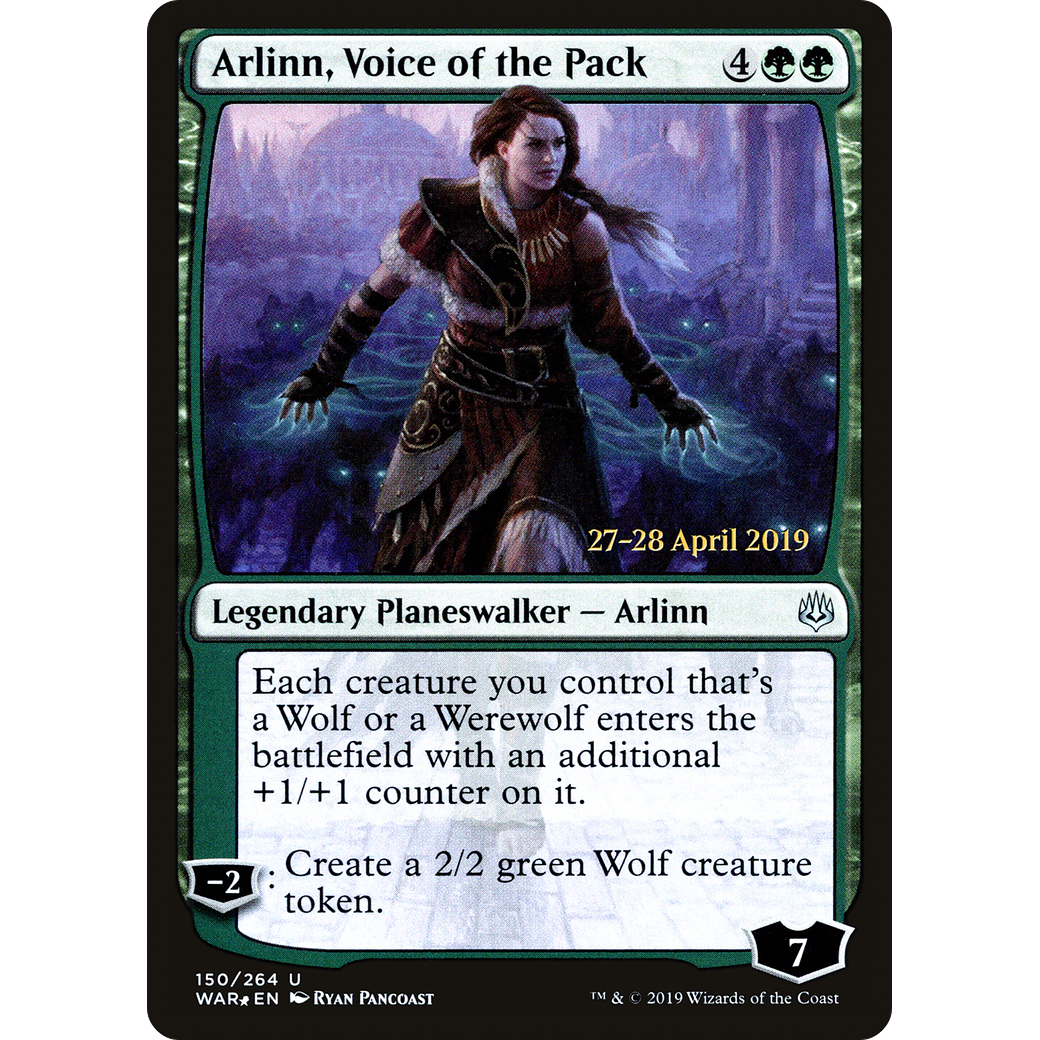 Arlinn, Voice of the Pack (PRE-150) - War of the Spark Promos Foil