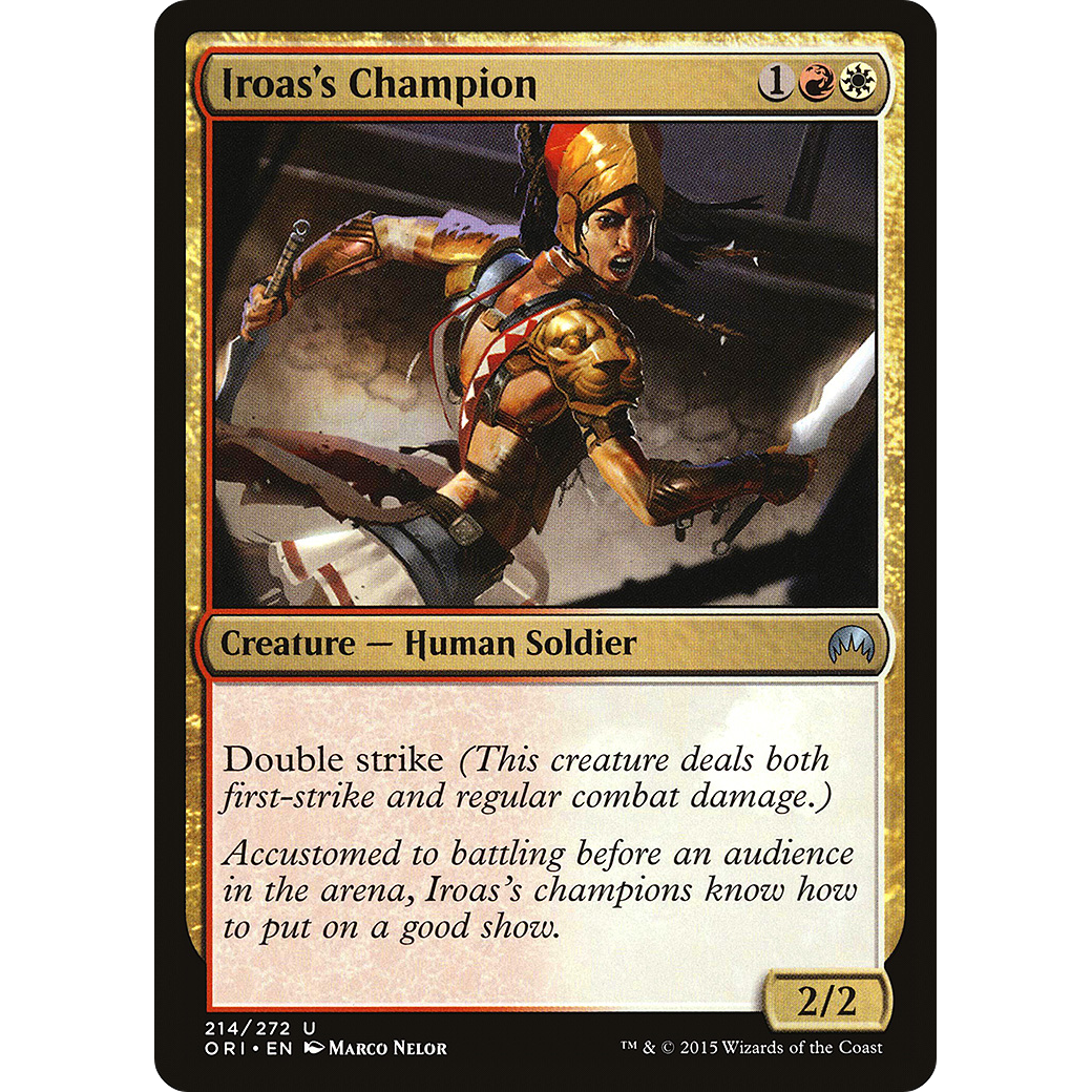 Iroas's Champion (ORI-214) - Magic Origins