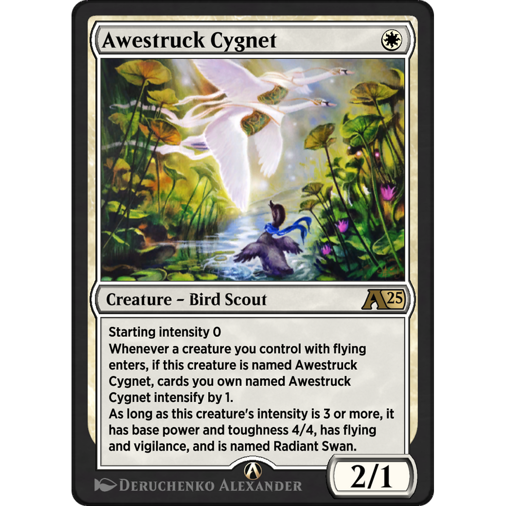 Awestruck Cygnet (YBLB-001) - Alchemy: Bloomburrow