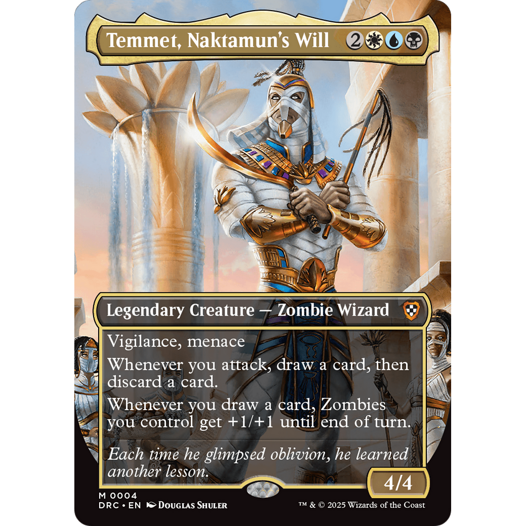 Temmet, Naktamun's Will (DRC-004) - Commander: Aetherdrift Foil