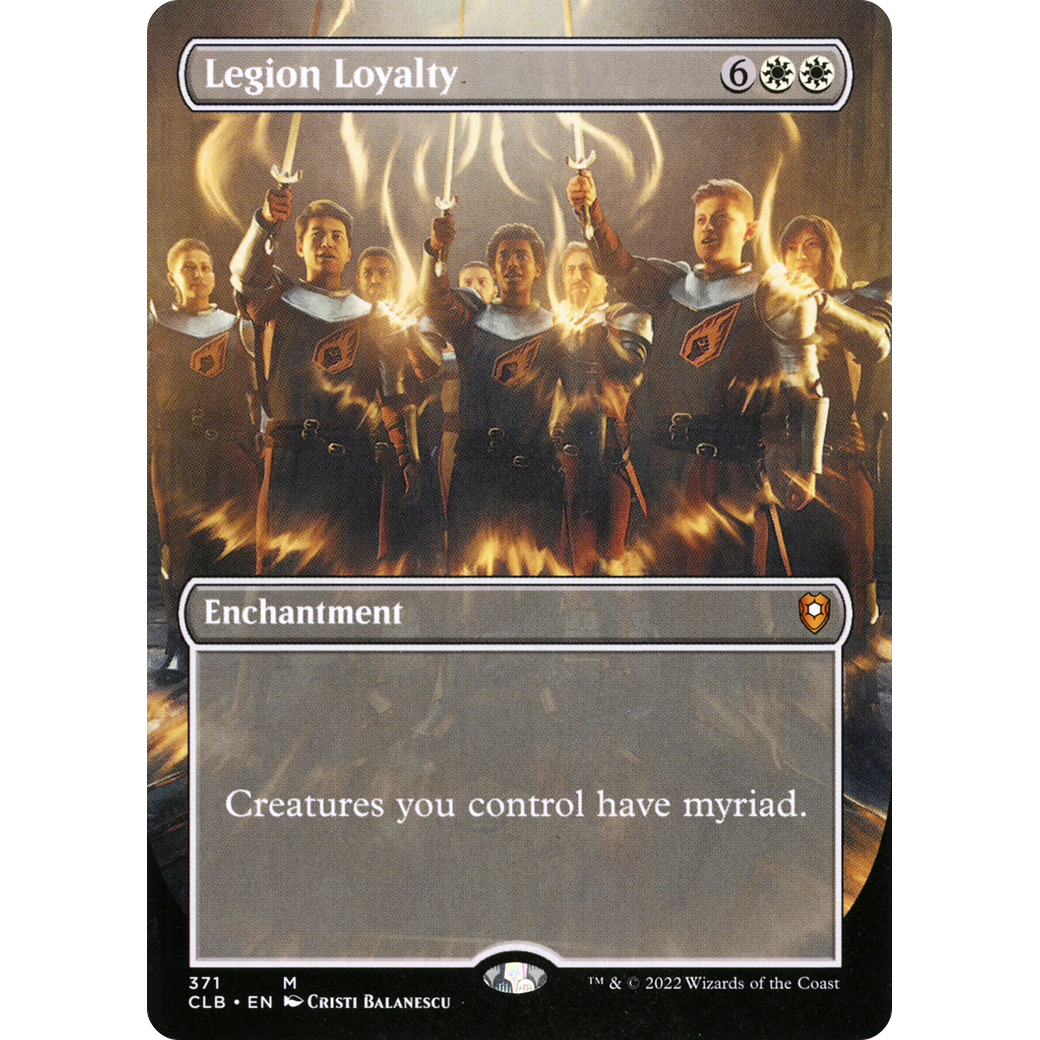 Legion Loyalty (CLB-371) - Commander Legends: Battle for Baldur's Gate (Borderless) Foil