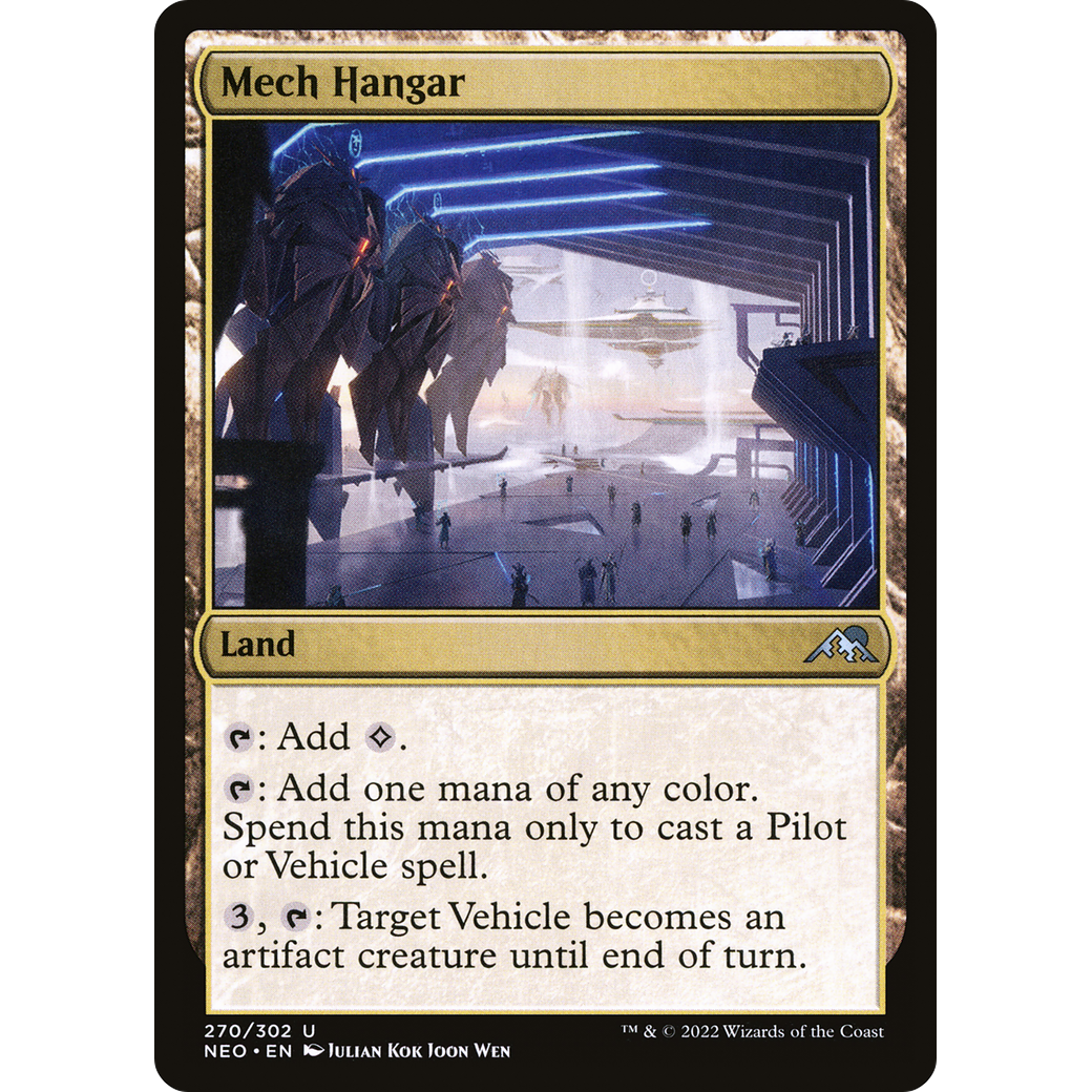 Mech Hangar (NEO-270) - Kamigawa: Neon Dynasty Foil