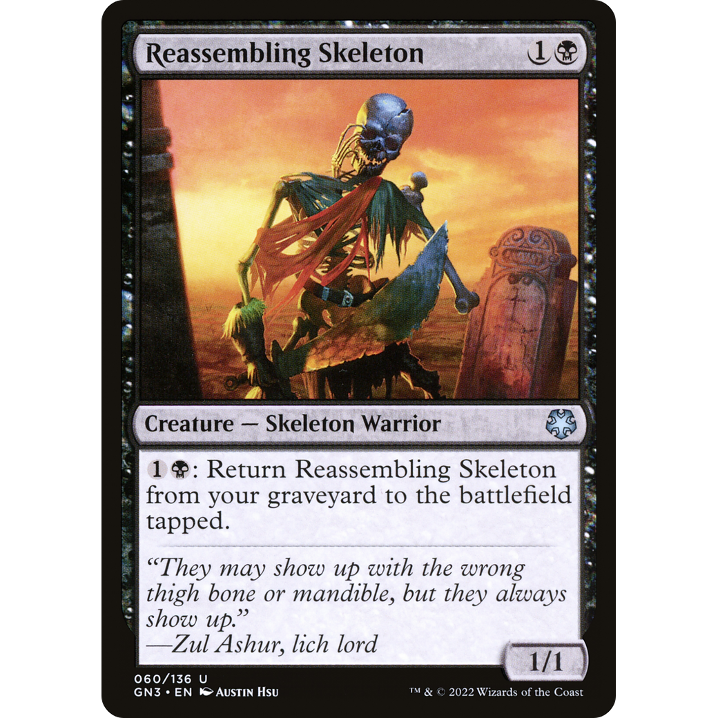 Reassembling Skeleton (GN3-060) - Game Night: Free-for-All