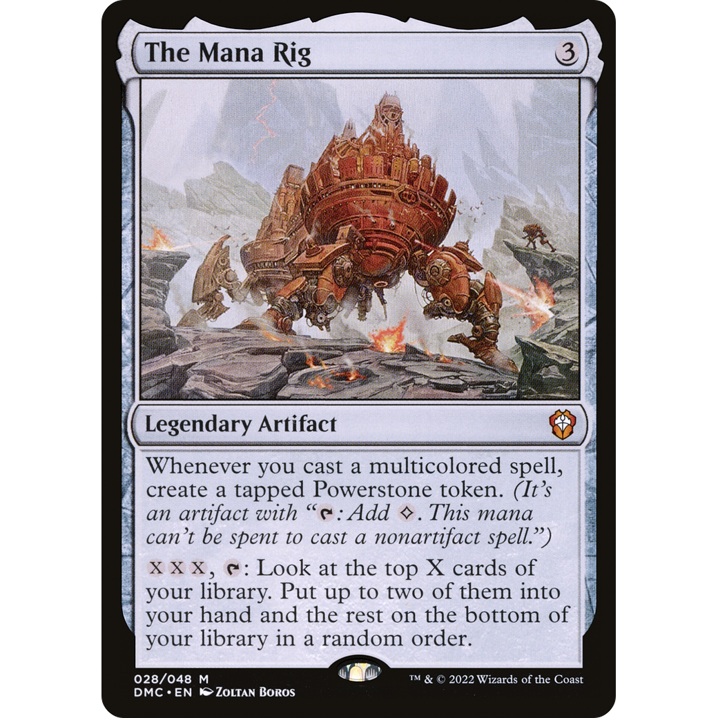 The Mana Rig (DMC-028) - Dominaria United Commander