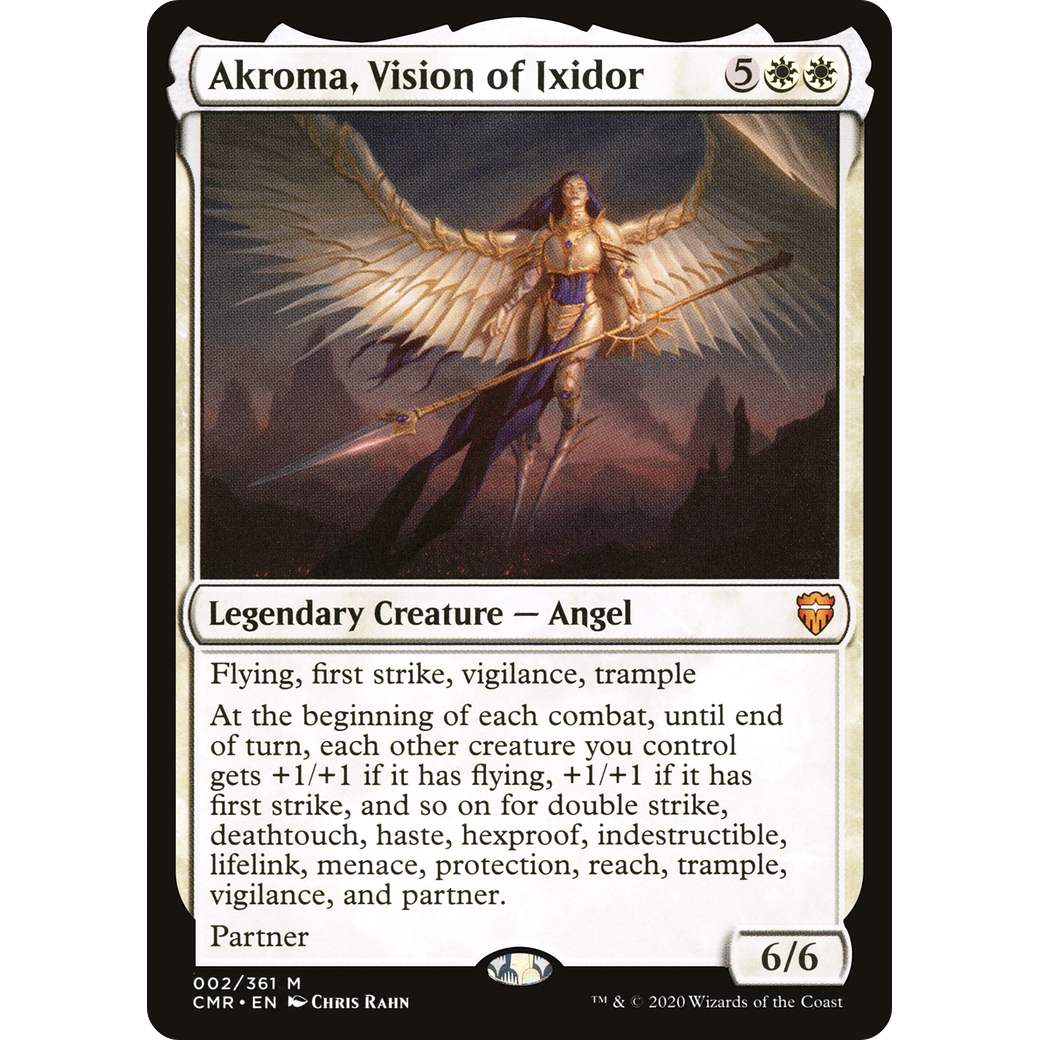 Akroma, Vision of Ixidor (CMR-002) - Commander Legends Foil