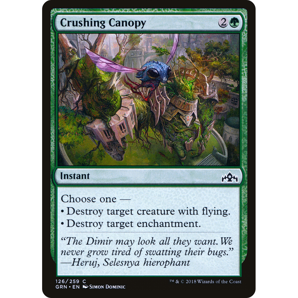 Crushing Canopy (GRN-126) - Guilds of Ravnica
