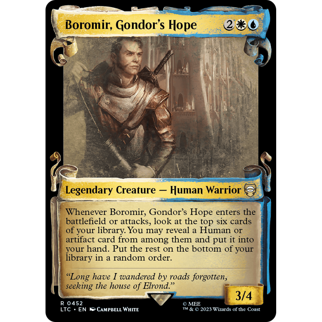Boromir, Gondor's Hope (LTC-452) - Tales of Middle-earth Commander: (Showcase)