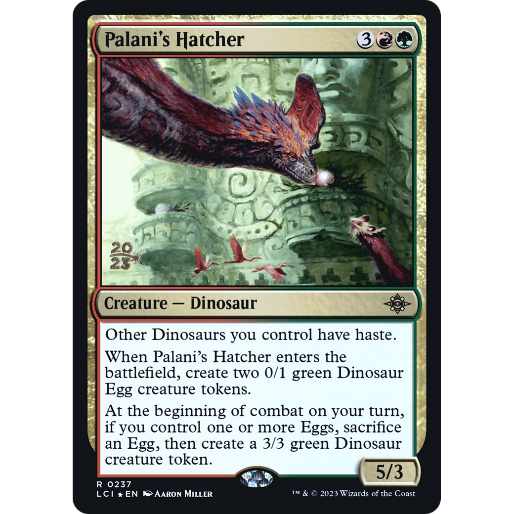 Palani's Hatcher (PRE-237S) - The Lost Caverns of Ixalan Promos Foil