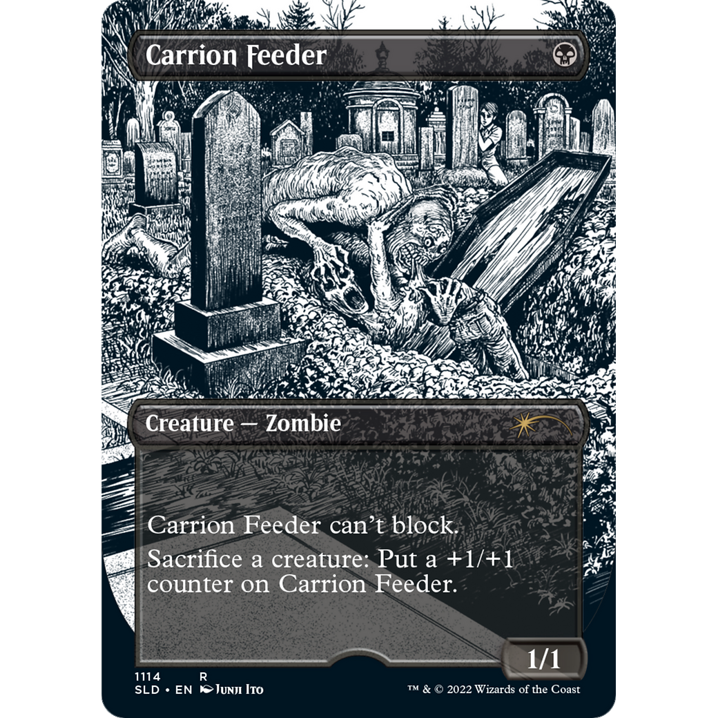 Carrion Feeder (Borderless) (SLD-1114) - Secret Lair Drop (Borderless)