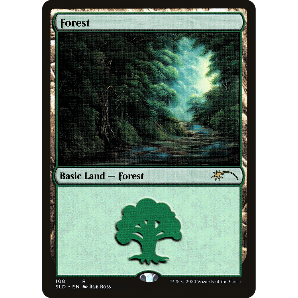Forest (108) (Bob Ross) (SLD-108) - Secret Lair Drop Foil