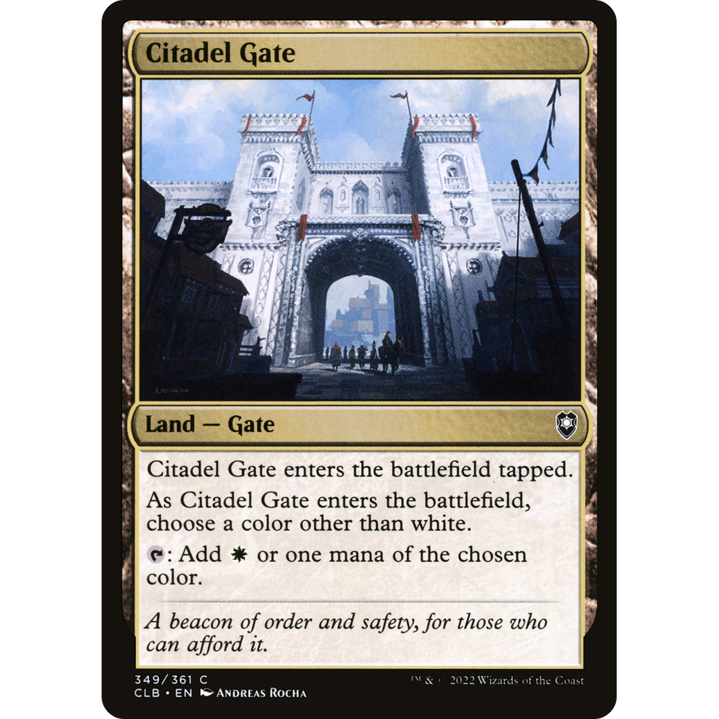 Citadel Gate (CLB-349) - Commander Legends: Battle for Baldur's Gate