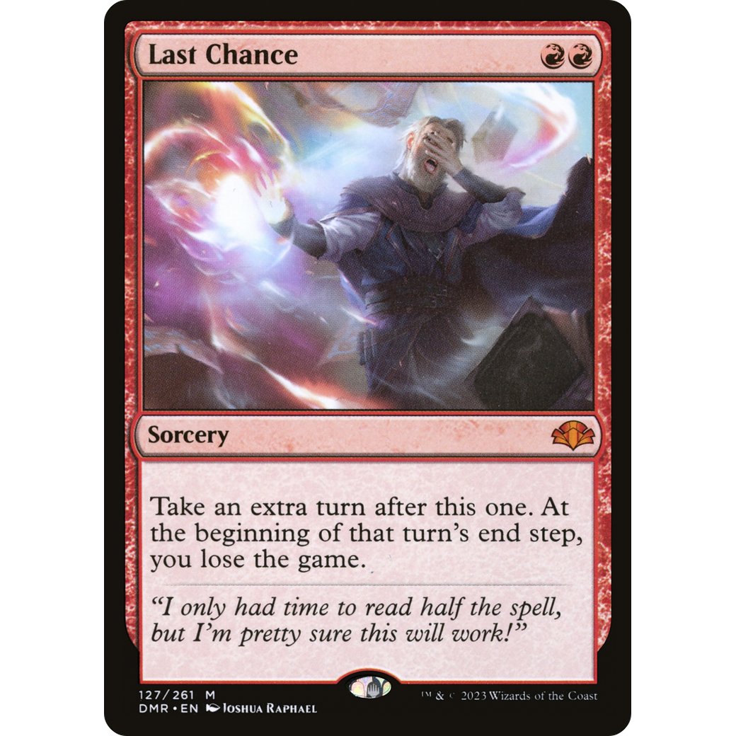 Last Chance (DMR-127) - Dominaria Remastered Foil