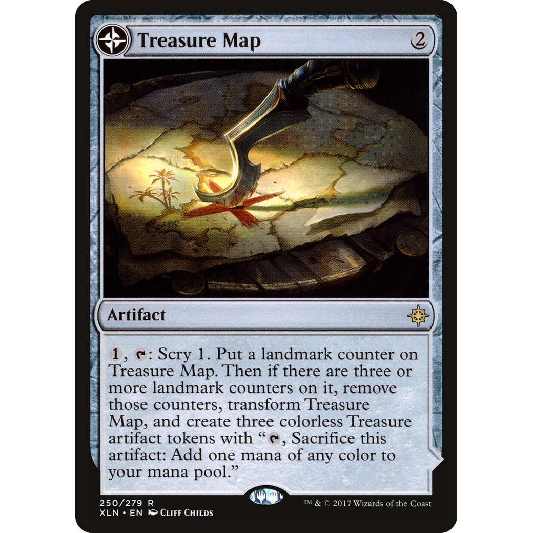 Treasure Map (XLN-250) - Ixalan: (compasslanddfc)