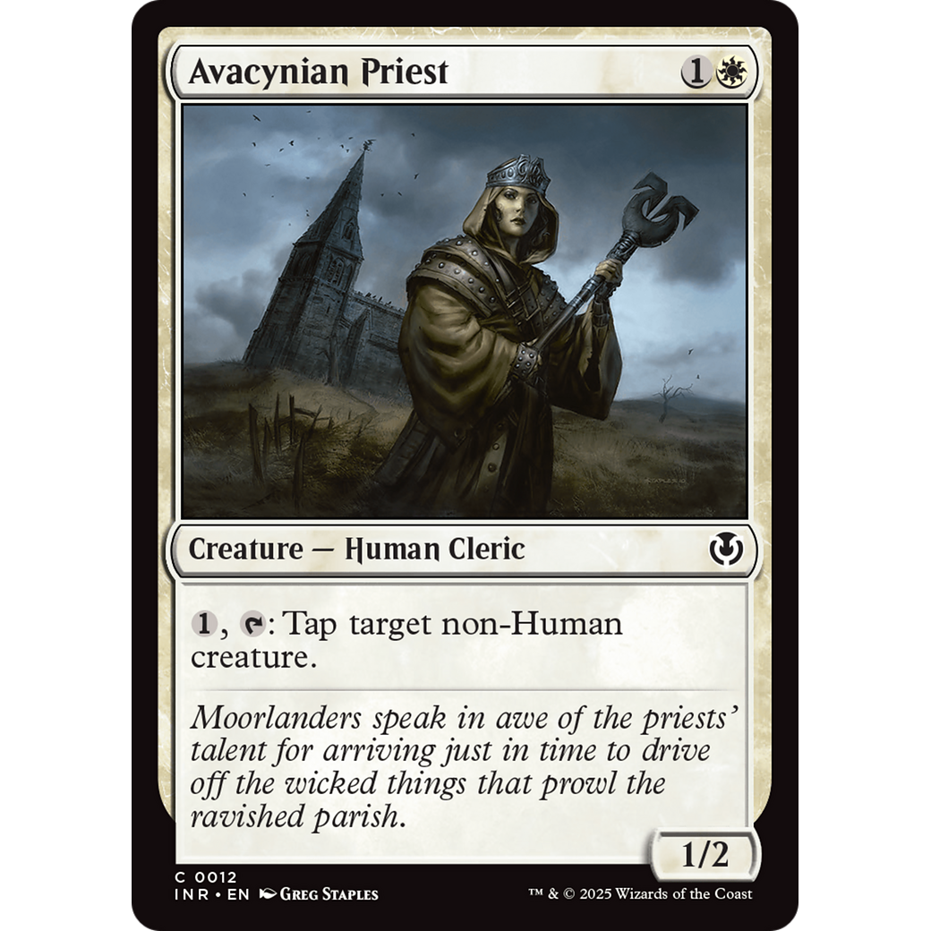 Avacynian Priest (INR-012) - Innistrad Remastered Foil