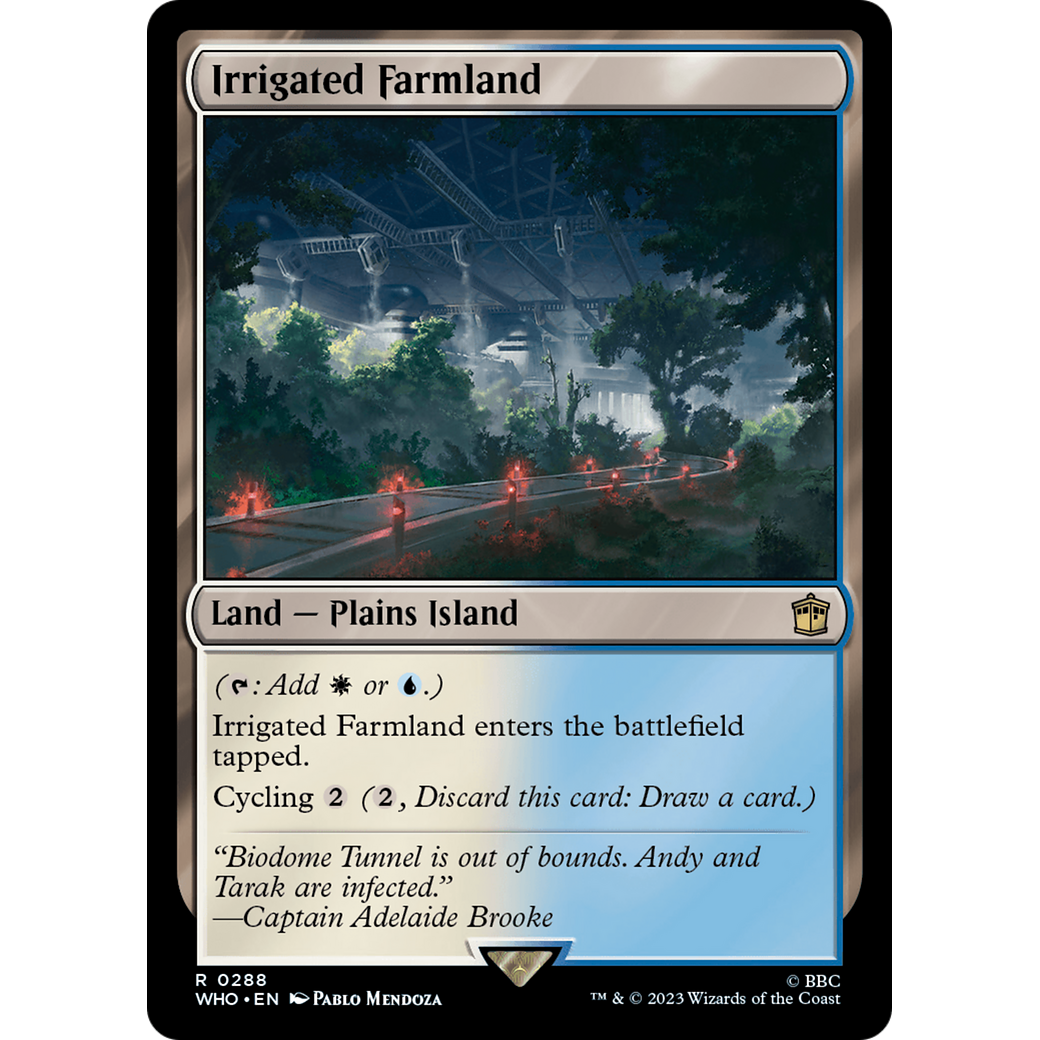 Irrigated Farmland (WHO-288) - Doctor Who Foil