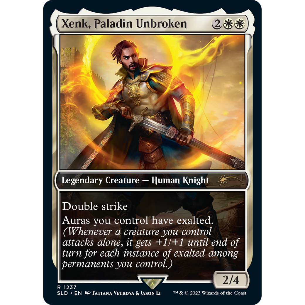 Xenk, Paladin Unbroken (SLD-1237) - Secret Lair Drop / Xenk, Paladin Unbroken