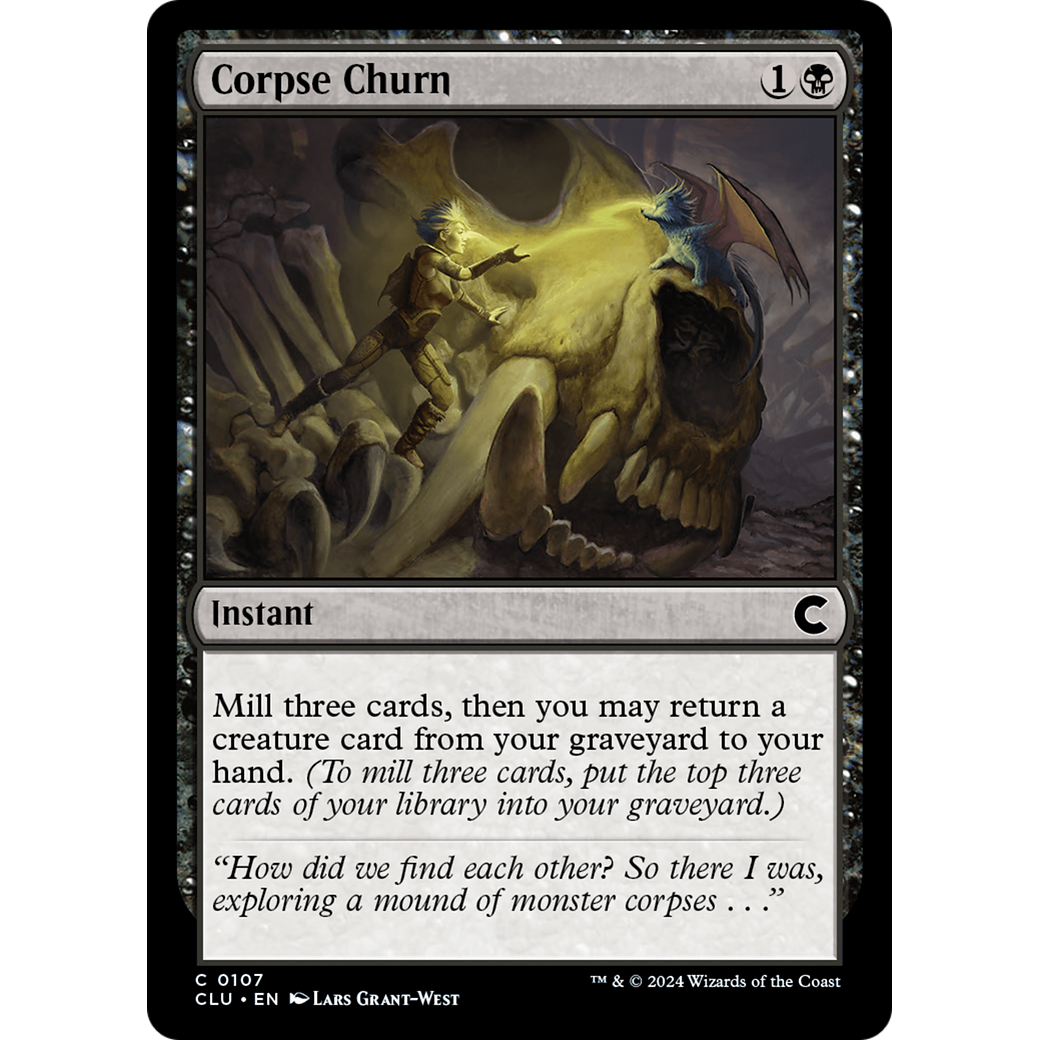 Corpse Churn (CLU-107) - Ravnica: Clue Edition