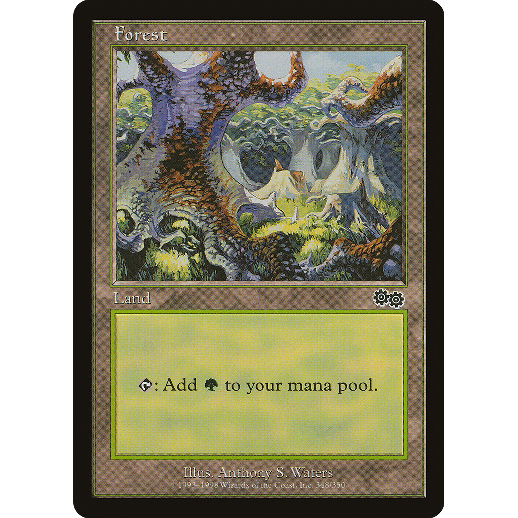 Forest (348) (USG-348) - Urza's Saga