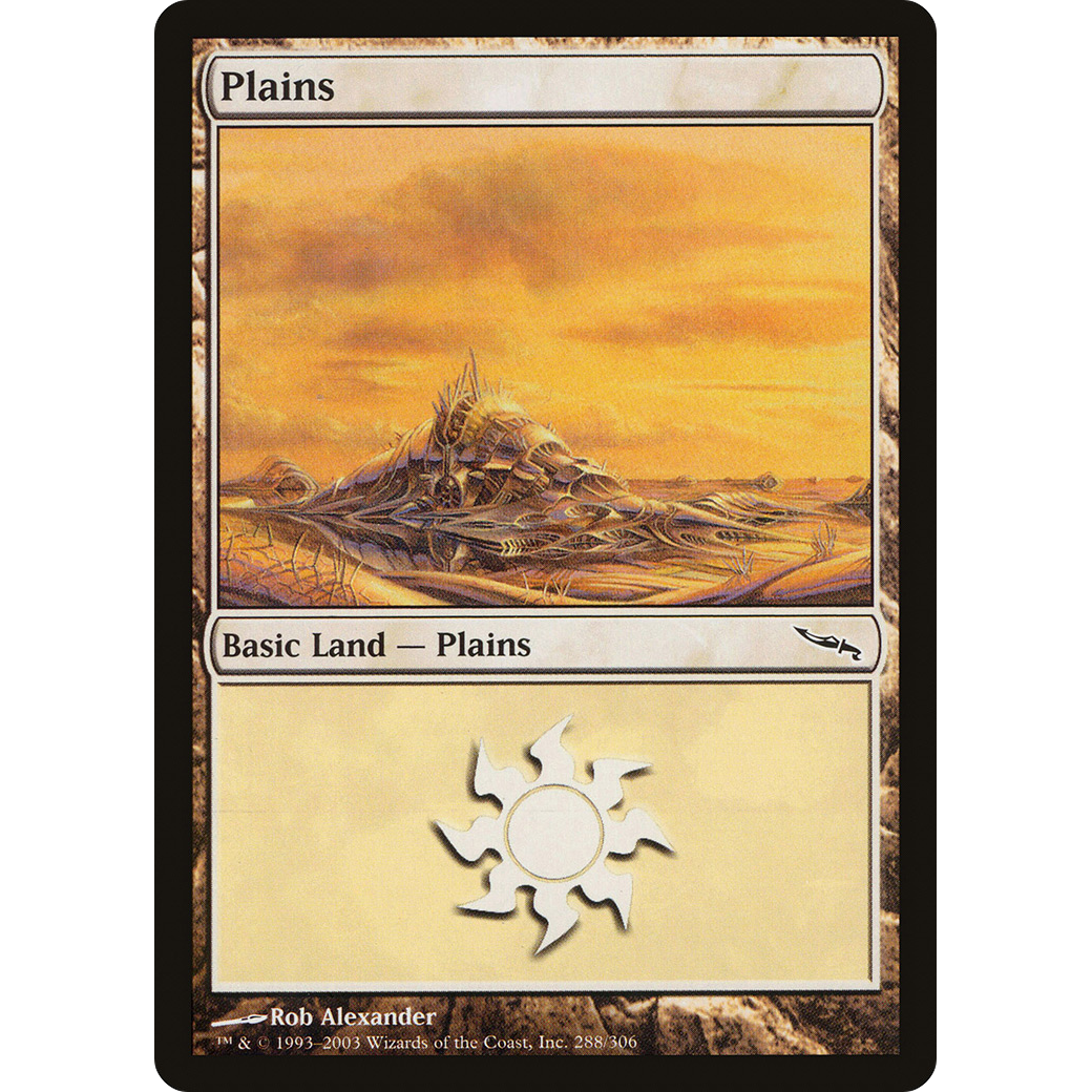 Plains (288) (MRD-288) - Mirrodin Foil