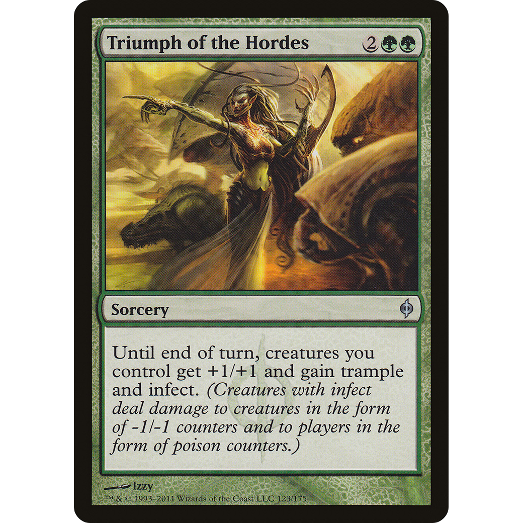 Triumph of the Hordes (NPH-123) - New Phyrexia Foil