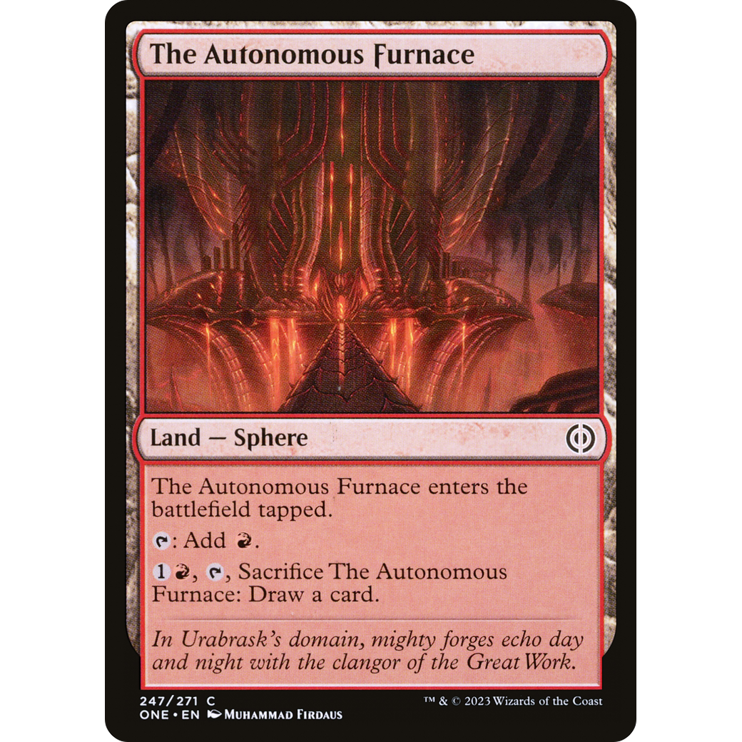 The Autonomous Furnace (ONE-247) - Phyrexia: All Will Be One Foil