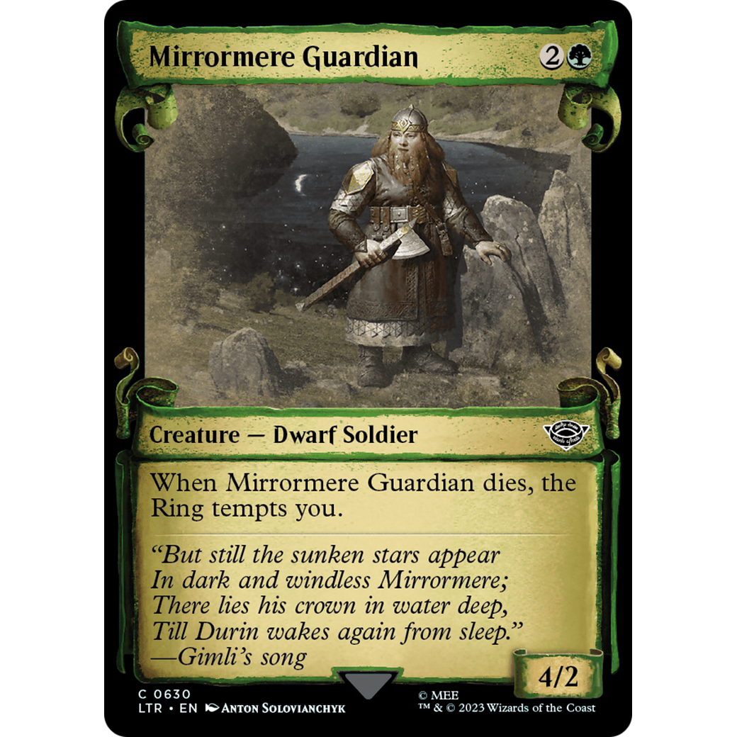 Mirrormere Guardian (LTR-630) - The Lord of the Rings: Tales of Middle-earth: (Showcase) Foil