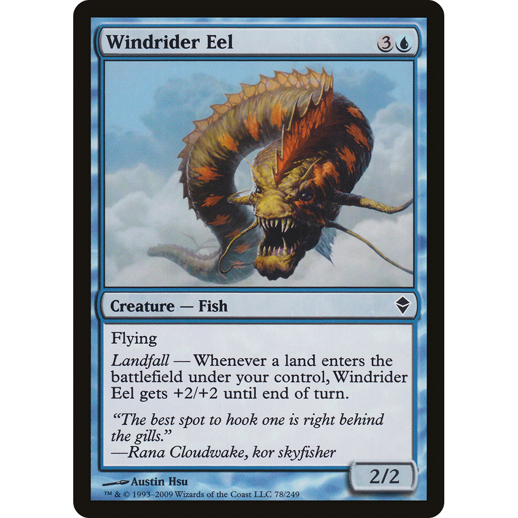 Windrider Eel (ZEN-078) - Zendikar