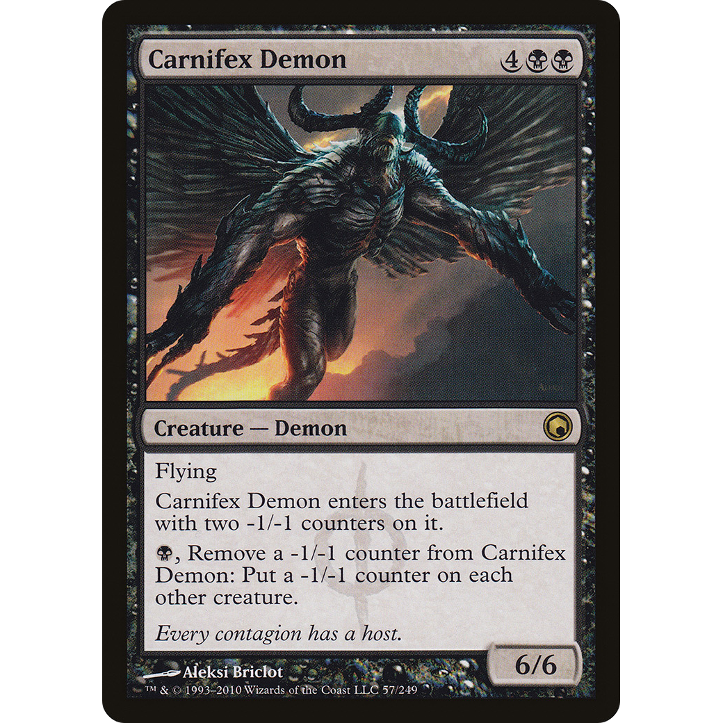 Carnifex Demon (SOM-057) - Scars of Mirrodin