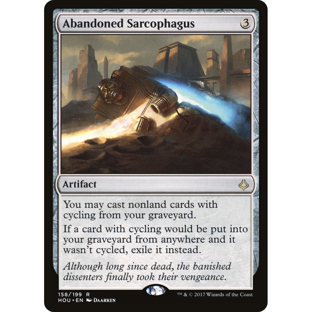 Abandoned Sarcophagus (HOU-158) - Hour of Devastation Foil