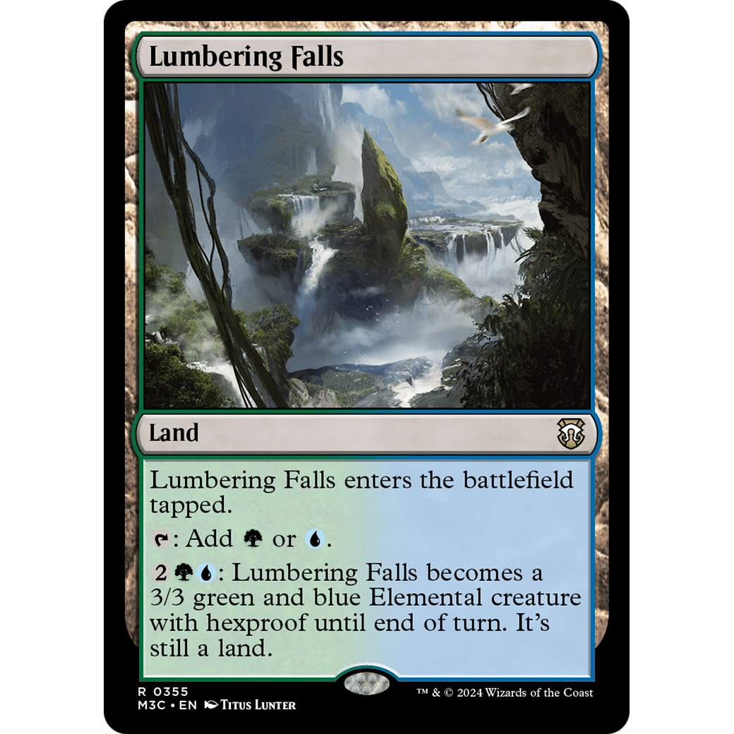 Lumbering Falls (M3C-355) - Modern Horizons 3 Commander Foil