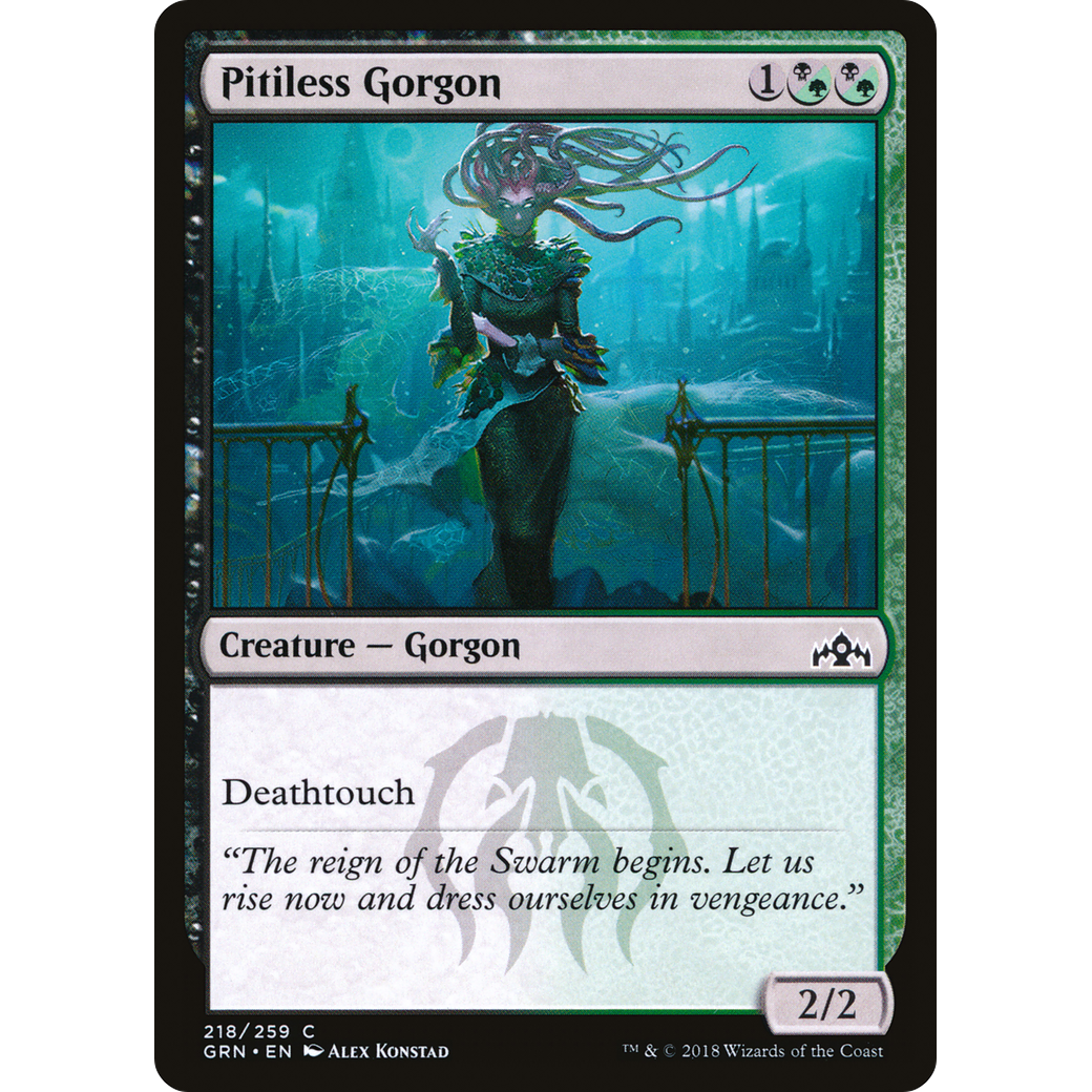 Pitiless Gorgon (GRN-218) - Guilds of Ravnica