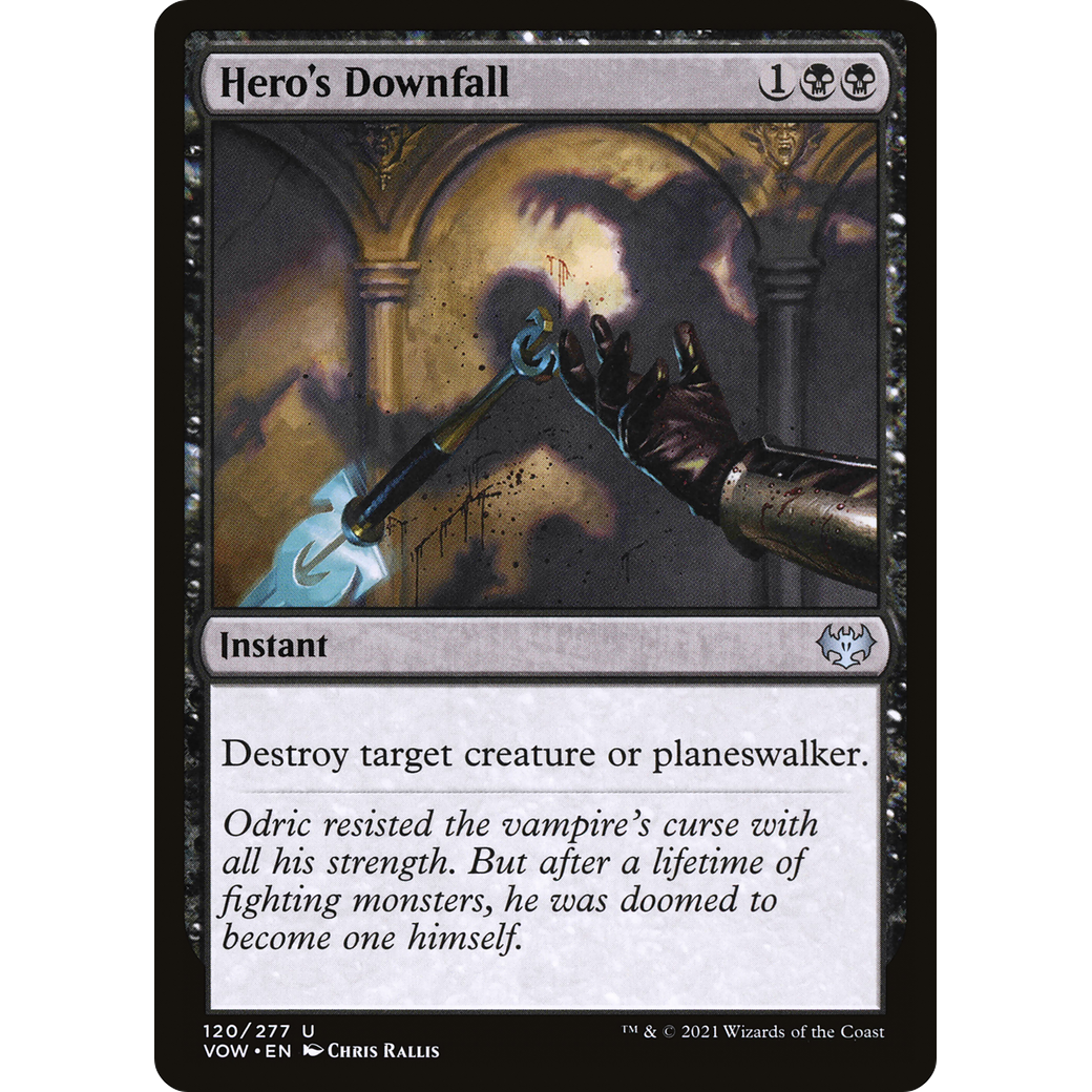 Hero's Downfall (VOW-120) - Innistrad: Crimson Vow