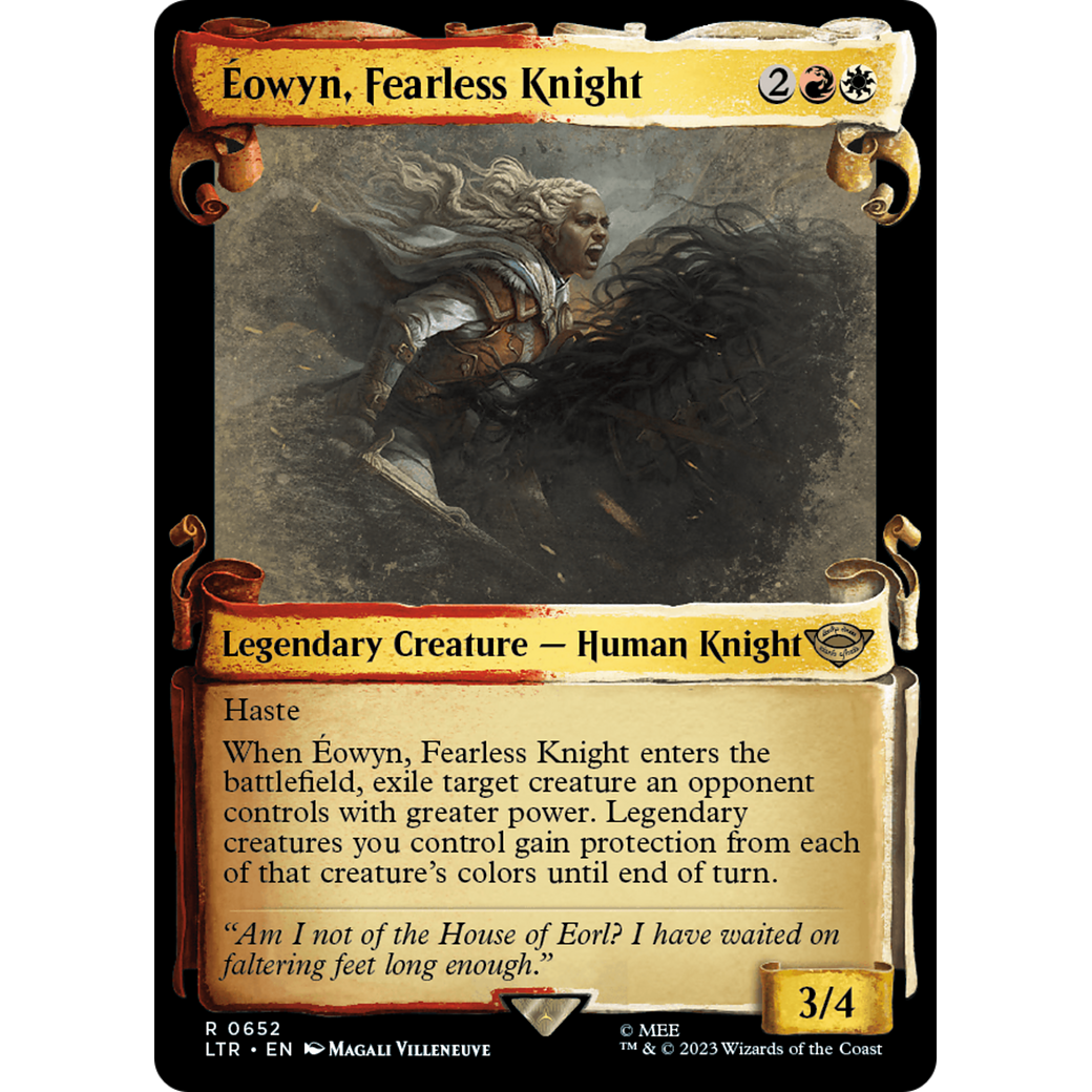Éowyn, Fearless Knight (LTR-652) - The Lord of the Rings: Tales of Middle-earth: (Showcase) Foil