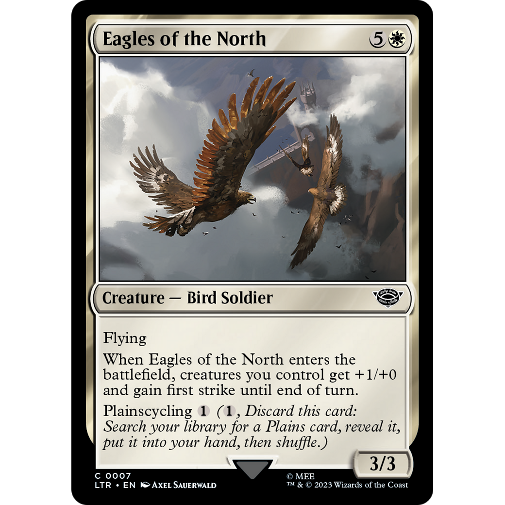 Eagles of the North (LTR-007) - The Lord of the Rings: Tales of Middle-earth Foil