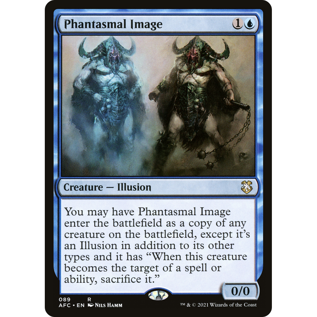 Phantasmal Image (AFC-089) - Forgotten Realms Commander