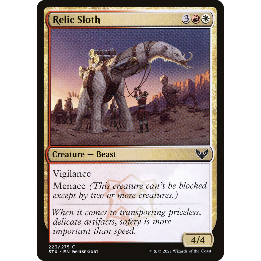 Relic Sloth (STX-223) - Strixhaven: School of Mages Foil