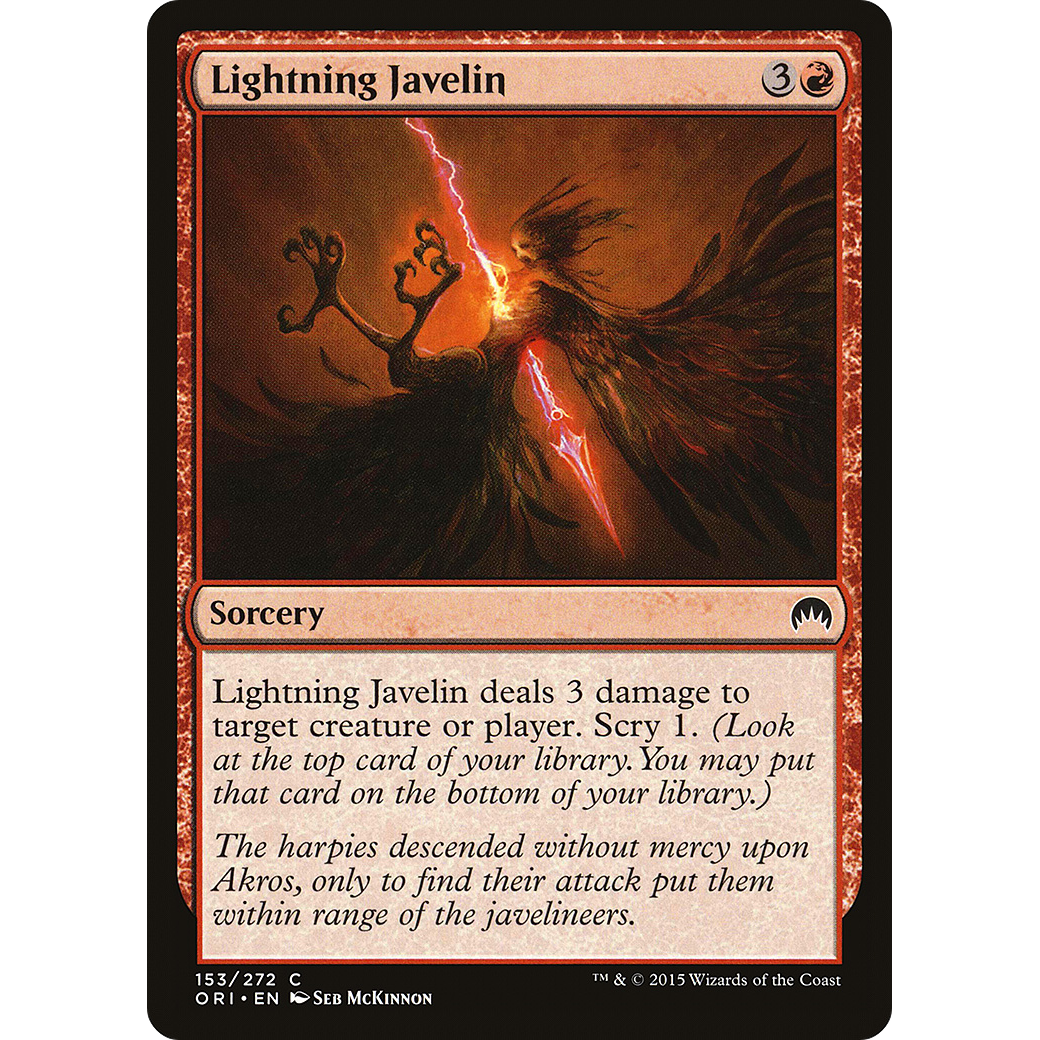 Lightning Javelin (ORI-153) - Magic Origins